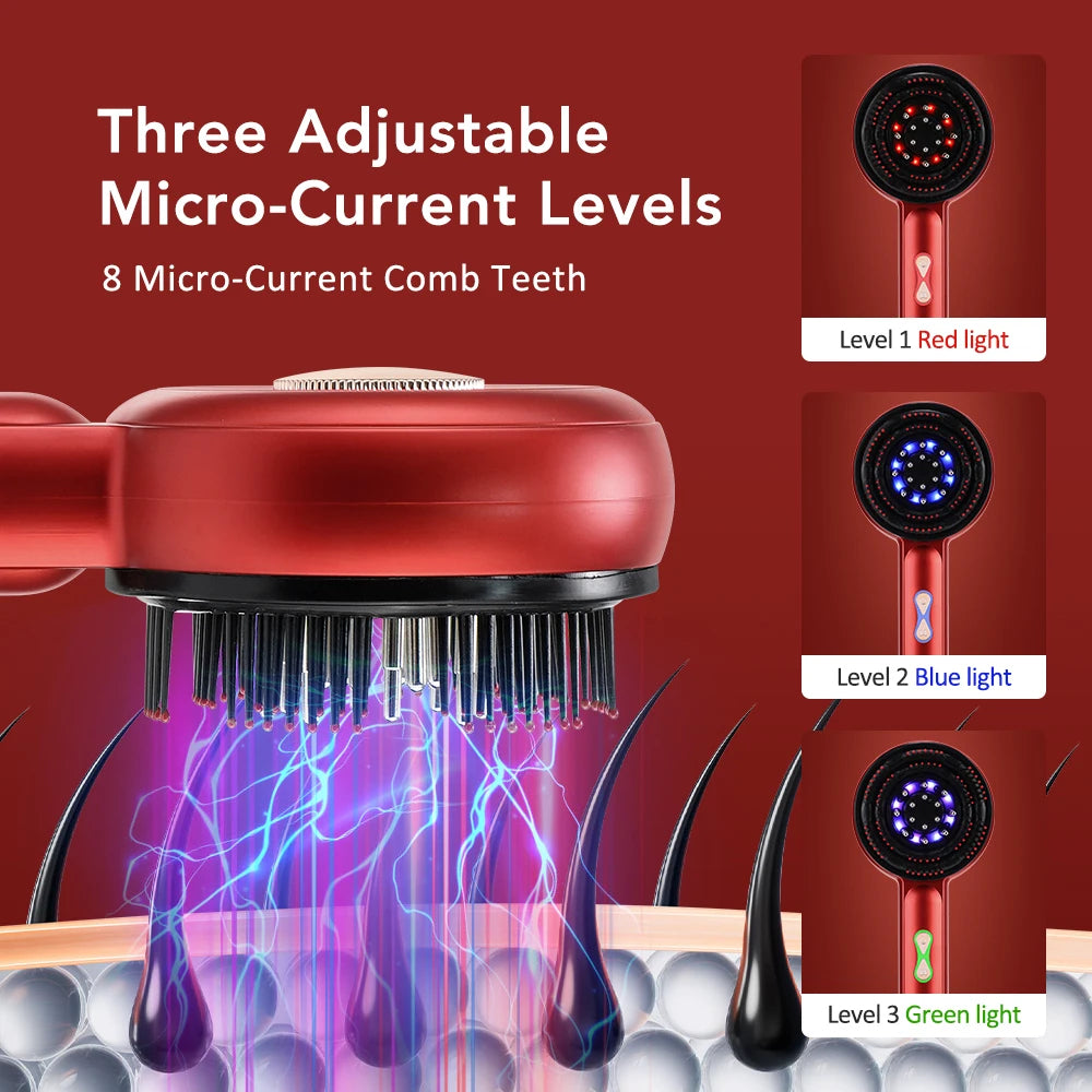 מברשת עיסוי חכמה לקרקפת עם תאורת LED – לטיפוח מושלם בכל יום ✨