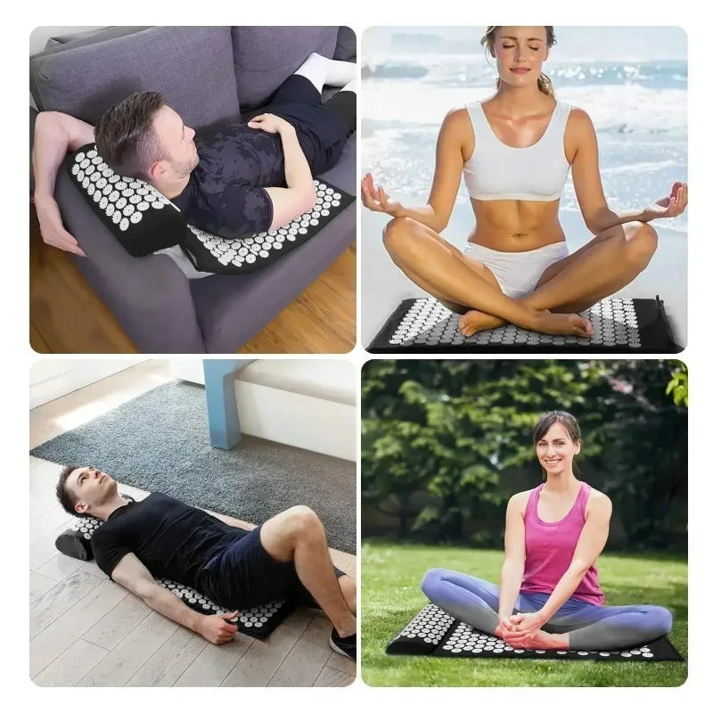 סט מזרן הרפיה + כרית + תיק נשיאה – ZenComfort