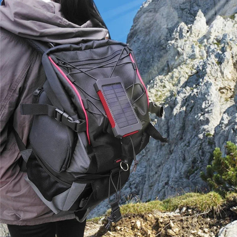 Lenovo 500000mAh Solar Power Bank Large Capacity Super Fast Charging Outdoor Portable External Battery for iPhone Huawei Samsung