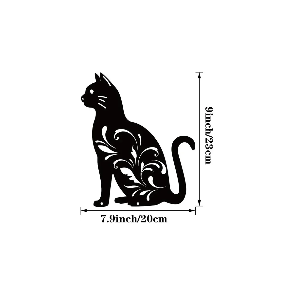 Charming Cat Family Garden Stakes