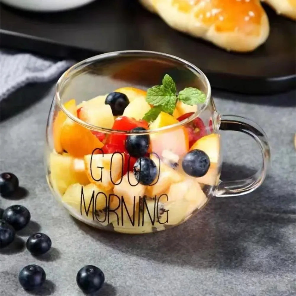 Creative Glass Coffee Tea Cup