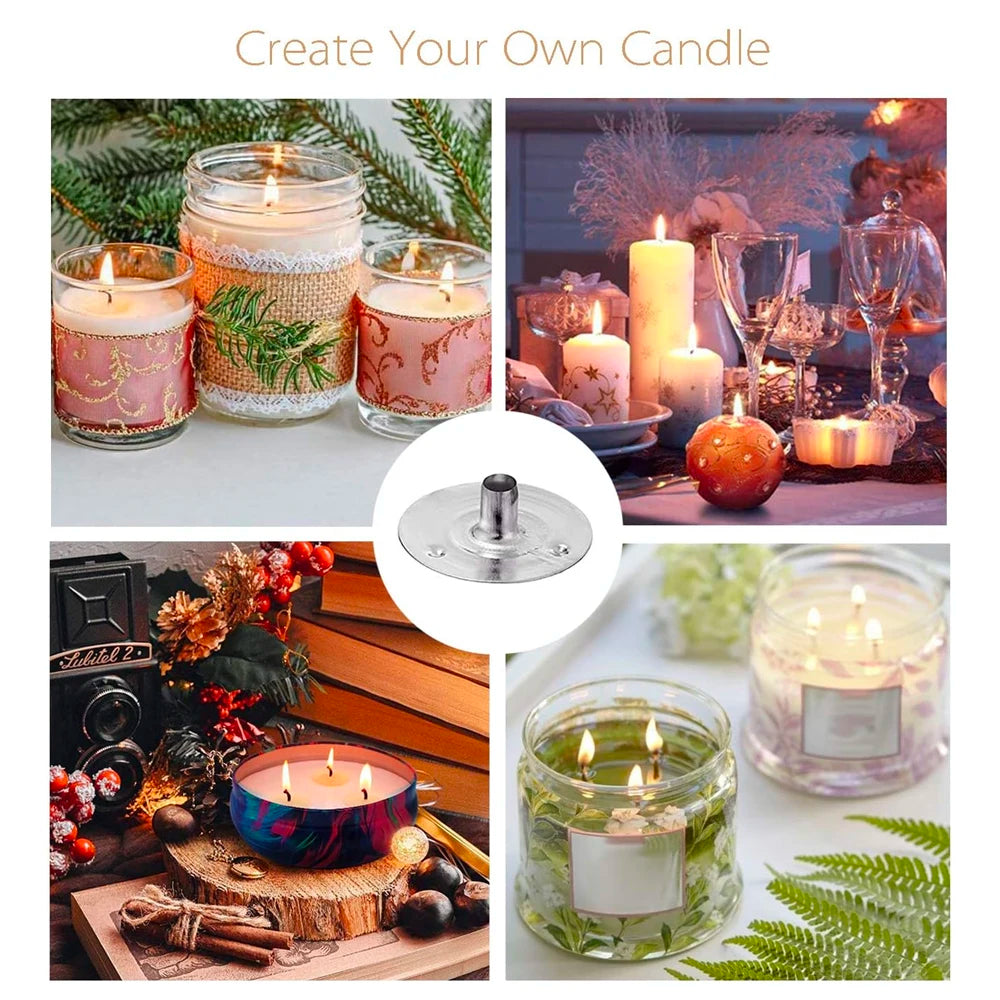 Candle Wick Tabs Metal