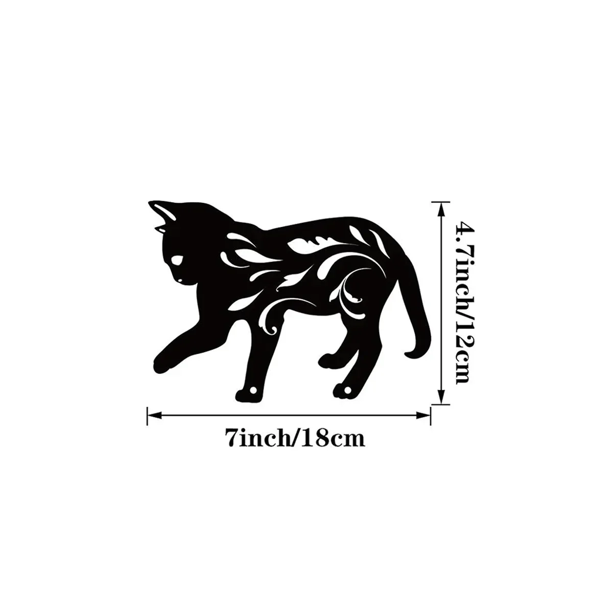 Charming Cat Family Garden Stakes