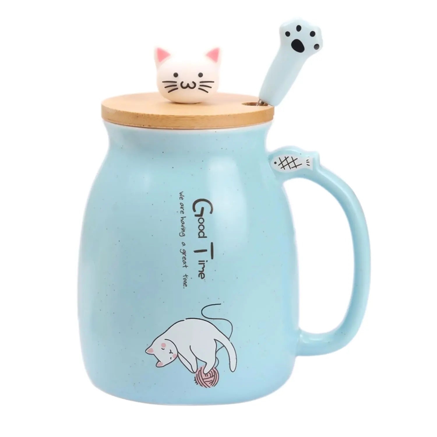 Tea Cup Cute Cat Ceramic