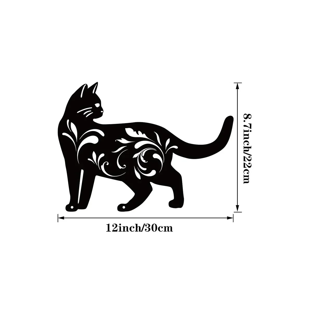 Charming Cat Family Garden Stakes